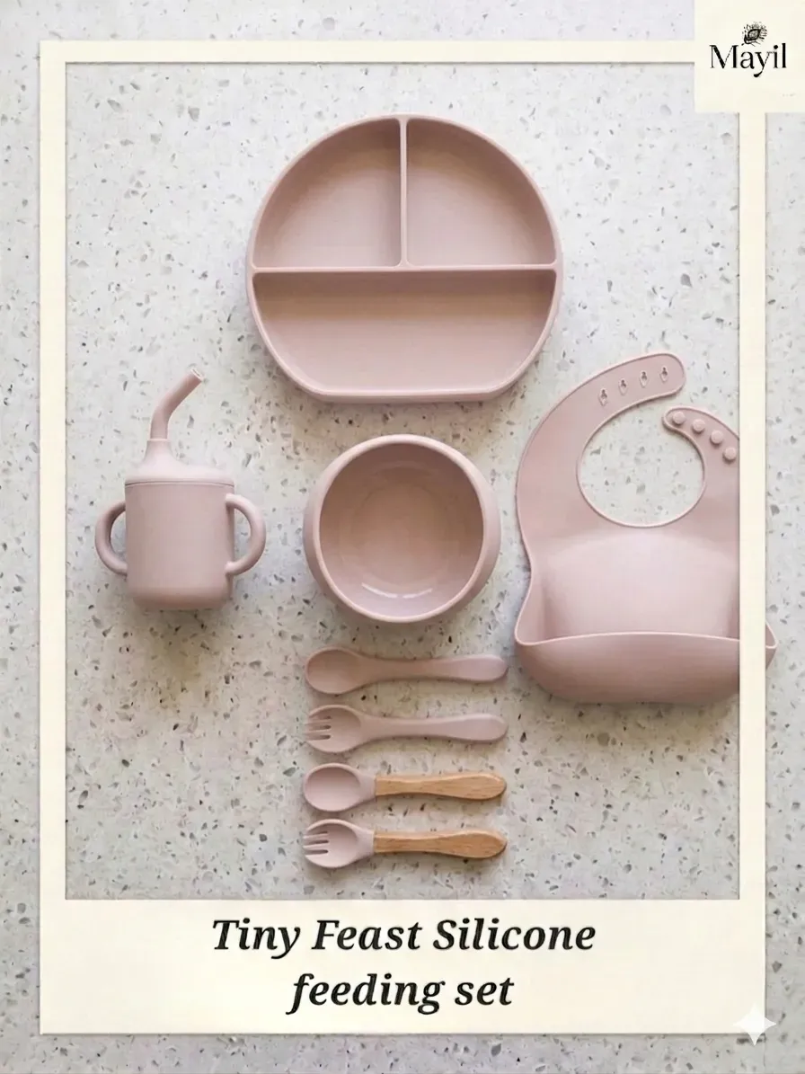 Mayil TinyFeast Feeding Set